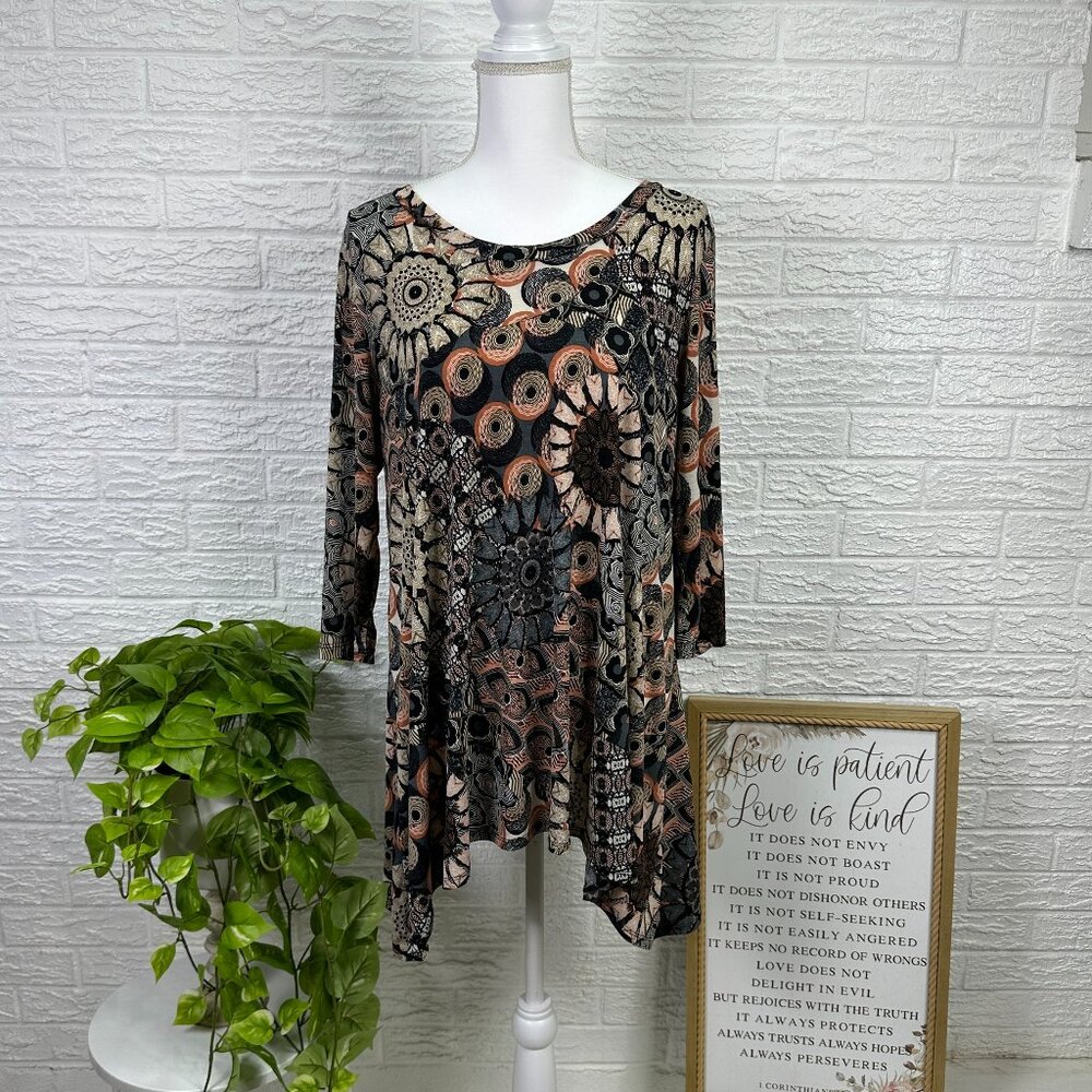Women's Honeyme dress gray orange short